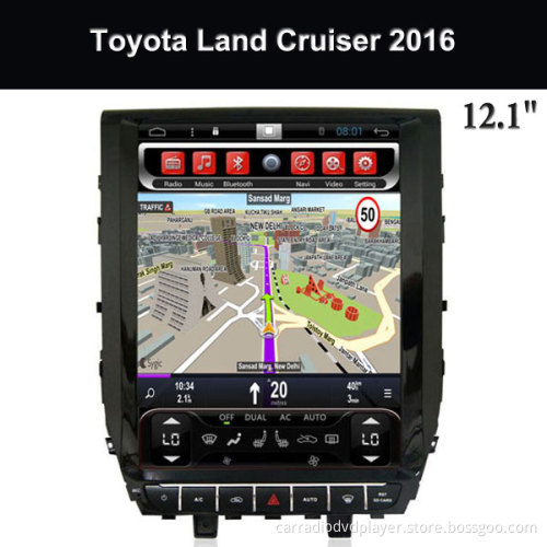 12.1-Inch Touch Screen Radio for Car Supplier Toyota Land Cruiser 2016